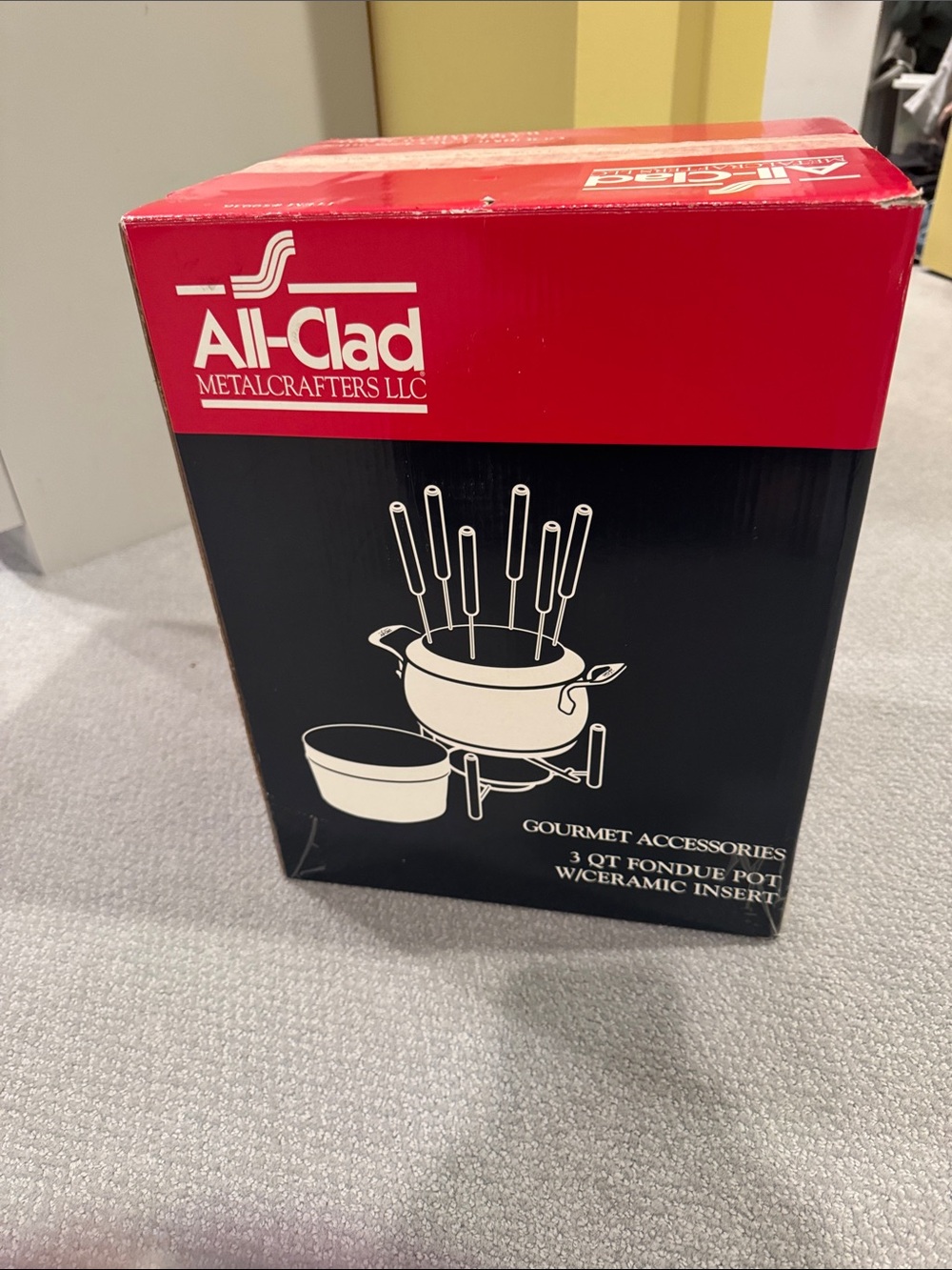 All Clad 3qt fondue pot